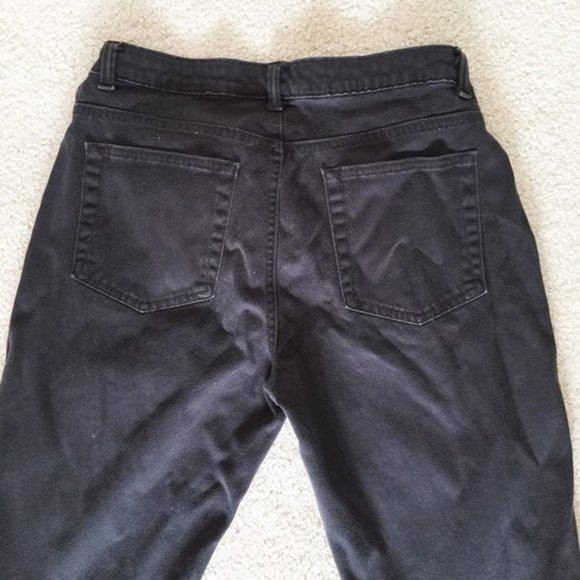 Gap Womens Capri Pants Black Boot Cut Stretch 8 - Picture 3 of 5